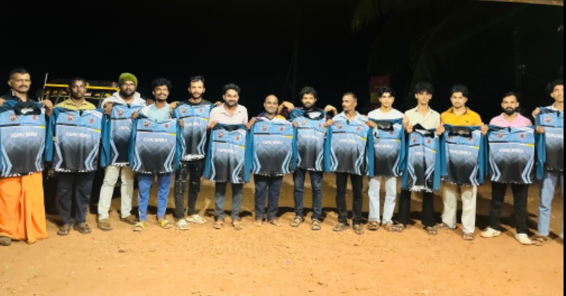 ವಿಷ್ಣು ಕ್ರಿಕೆಟರ್ಸ್ ಮೇನಾಲ ತಂಡದ ನೂತನ ಸಮವಸ್ತ್ರ ಬಿಡುಗಡೆ